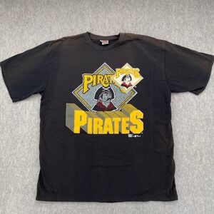 Vintage Deadstock Pittsburgh Pirates Team Rated T-Shirt XL 90s MLB Made in USA